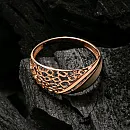 Кольцо из красного золота