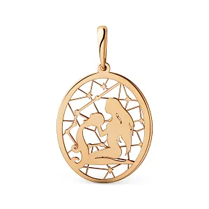 Подвеска из красного золота