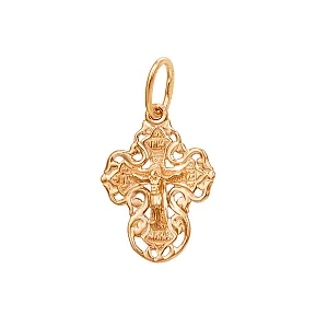 Крест из красного золота