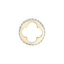 Подвеска из красного золота с фианитами