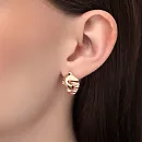 Серьги из красного золота