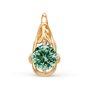 Подвеска из красного золота