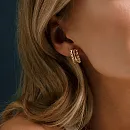 Серьги из красного золота