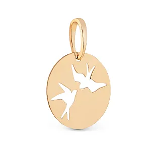 Подвеска из красного золота