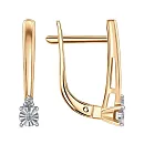 Серьги из красного золота