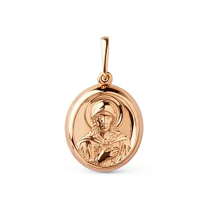 Подвеска из красного золота