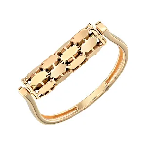 Кольцо из красного золота