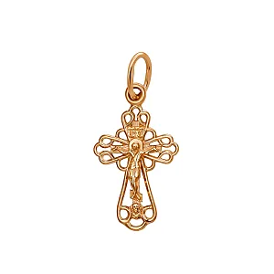 Крест из красного золота