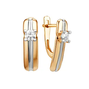 Серьги из красного золота