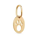 Подвеска из красного золота