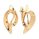 Серьги из красного золота