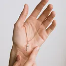 Крест из красного золота