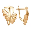 Серьги из красного золота