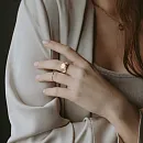 Кольцо из красного золота