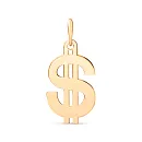 Подвеска из красного золота