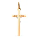 Крест из красного золота