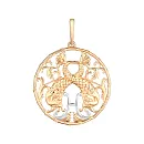 Подвеска из красного золота