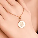 Подвеска из красного золота