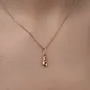 Подвеска из красного золота