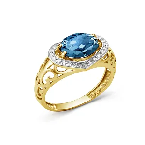 Кольцо из желтого золота