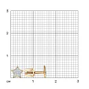 Серьги пусеты из красного золота с бриллиантами