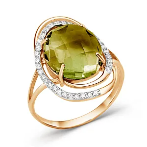 Кольцо из красного золота