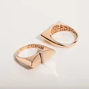 Кольцо из красного золота