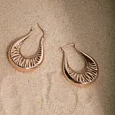 Серьги из красного золота