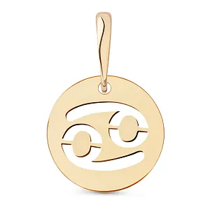 Подвеска из красного золота