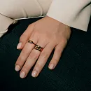 Кольцо из красного золота