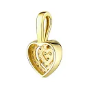 Подвеска из желтого золота с бриллиантами