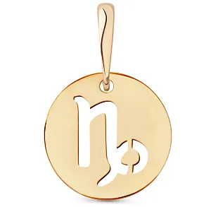 Подвеска из красного золота