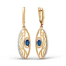 Серьги из красного золота