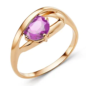 Кольцо из красного золота