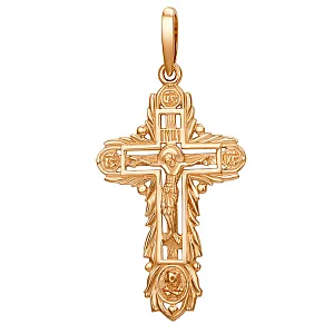 Крест из красного золота