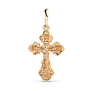 Крест из красного золота