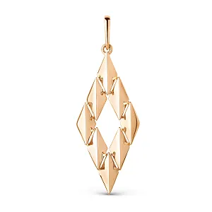 Подвеска из красного золота