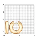 Серьги из красного золота