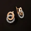 Серьги из красного золота