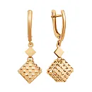 Серьги из красного золота