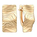 Серьги из красного золота