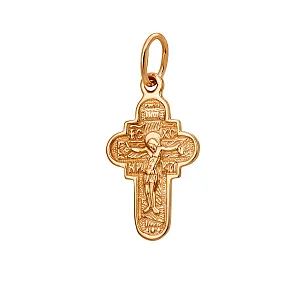 Крест из красного золота