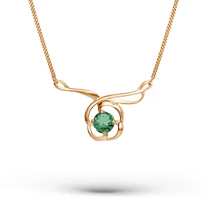 Колье из красного золота