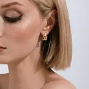 Серьги из красного золота