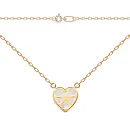 Колье из красного золота