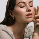 Серьги из красного золота