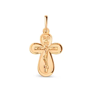 Крест из красного золота