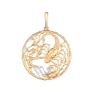 Подвеска из красного золота