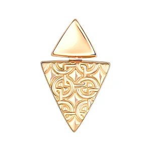 Подвеска из красного золота