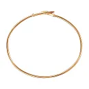 Браслет из красного золота с фианитами